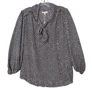 NWT Max Studio Women's Polka Dot Blouse